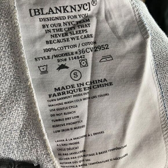 BLANKNYC‎ Womens S Blue Dark Wash High Rise Easy Come Easy Go Tapered Leg Jogger - Picture 6 of 13